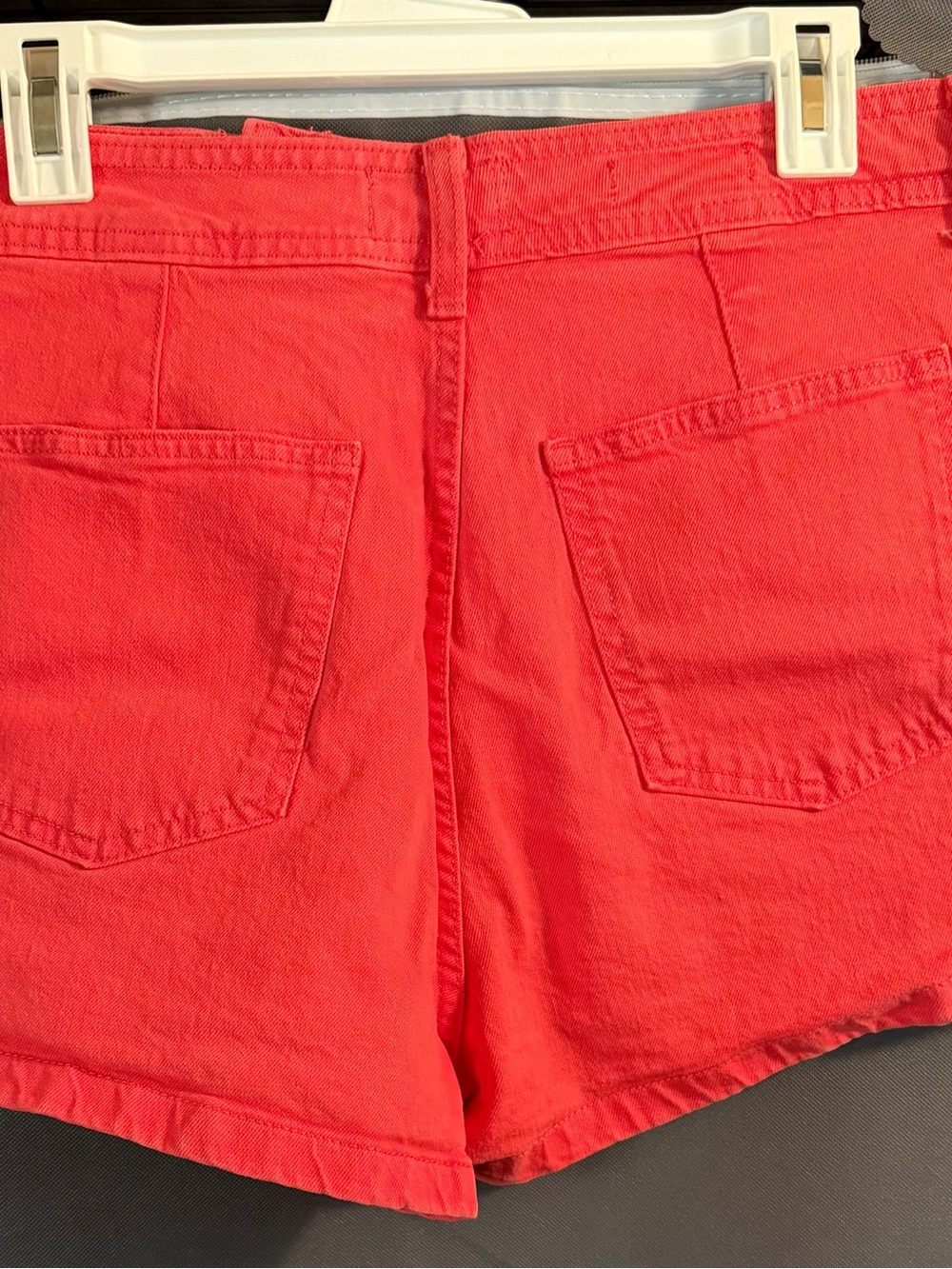 Women's Red Sailor Jean Shorts Size 14 - Picture 4 of 4